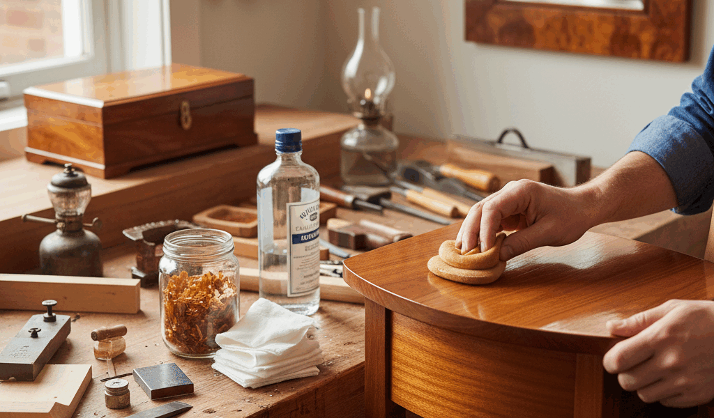 Shellac Finishing - French Polish and Pad Application