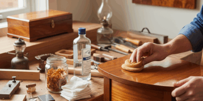 Shellac Finishing - French Polish and Pad Application