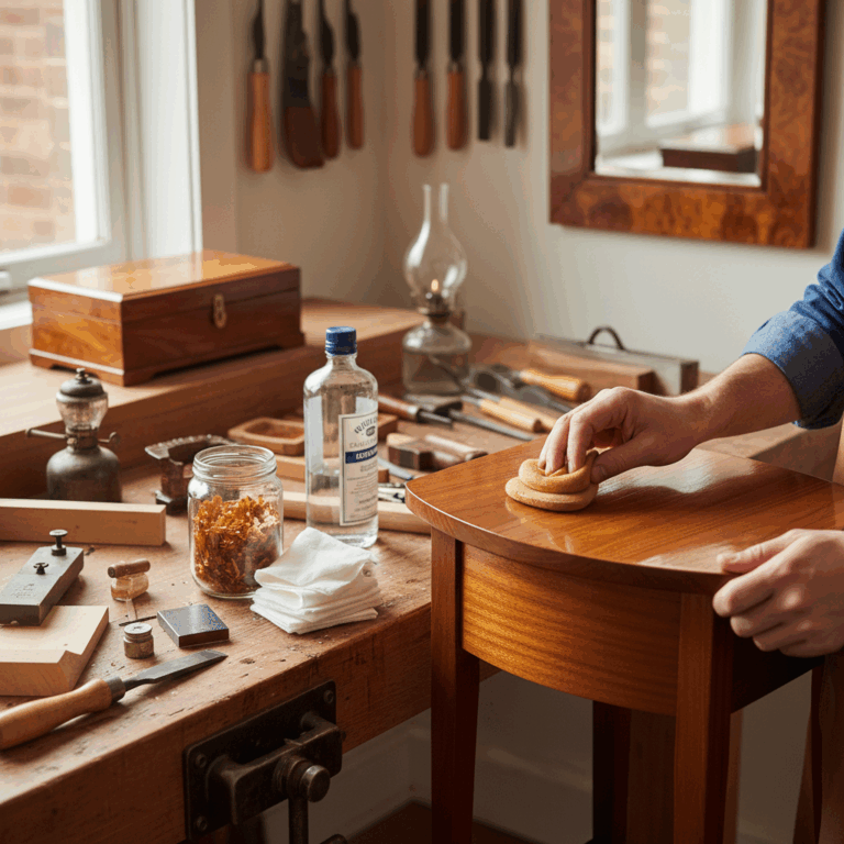 Shellac Finishing - French Polish and Pad Application