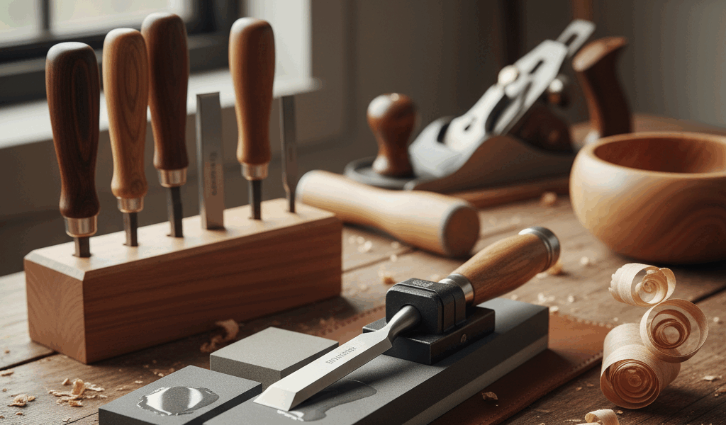 Sharpening Chisels - Stones, Guides, and Getting Scary Sharp