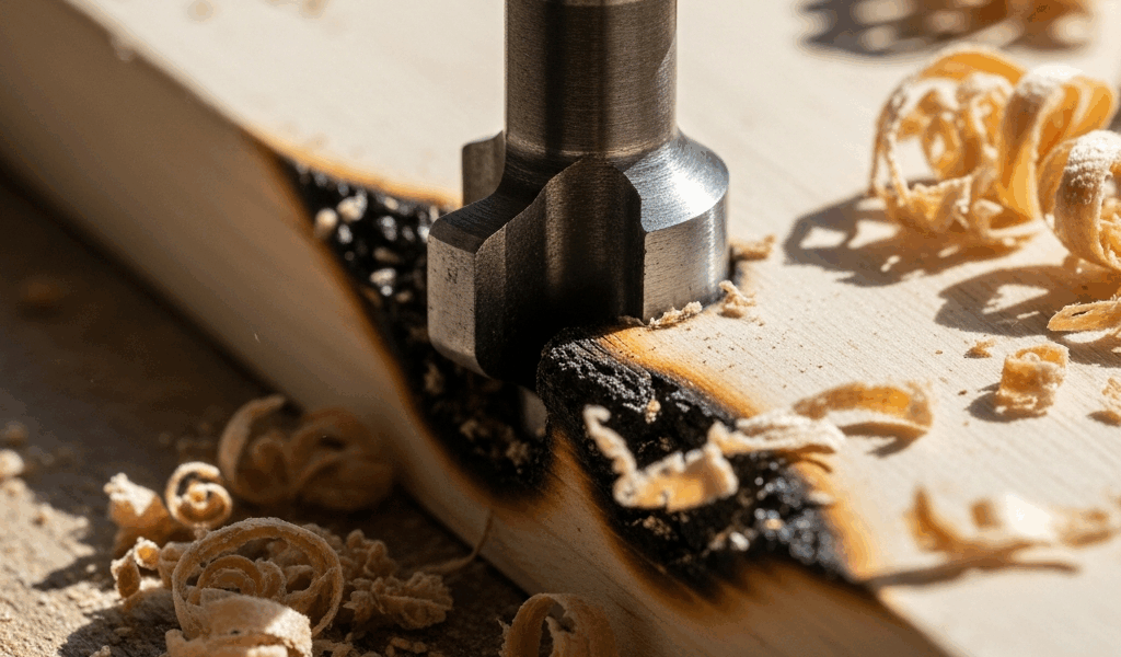 Router Bit Burning Wood Causes and How to Fix It