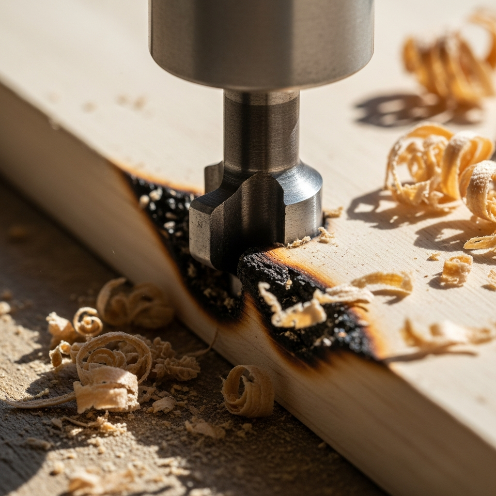 Router Bit Burning Wood Causes and How to Fix It