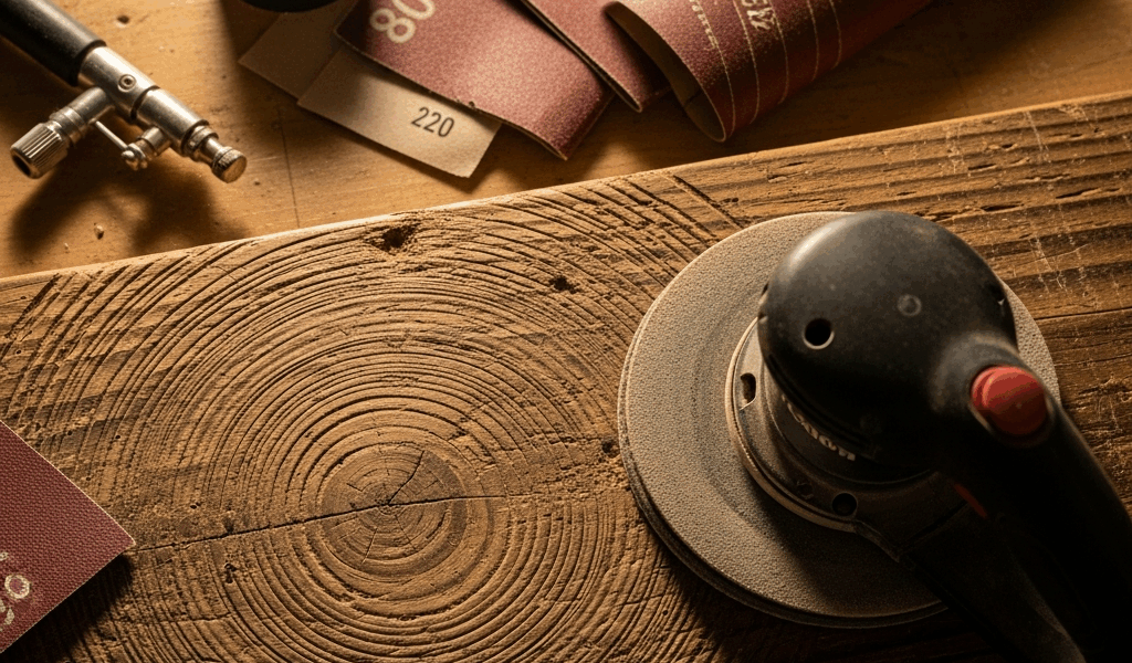 Orbital Sander Leaving Swirl Marks on Wood Fix