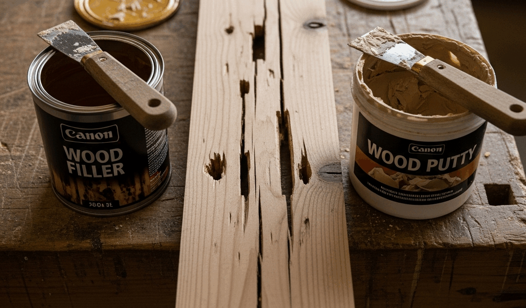 Wood Filler vs Wood Putty Which One Should You Use