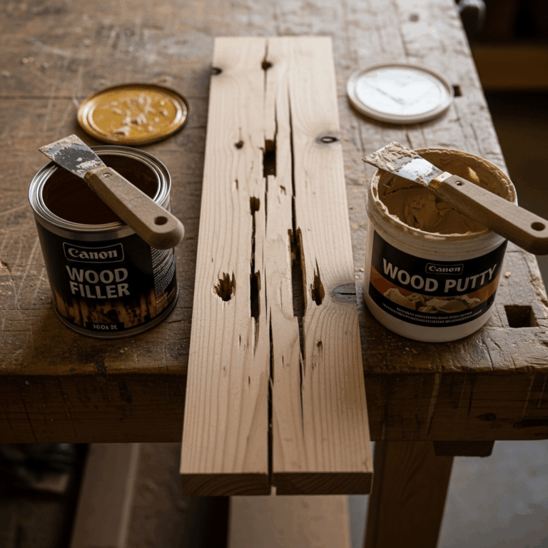 Wood Filler vs Wood Putty Which One Should You Use