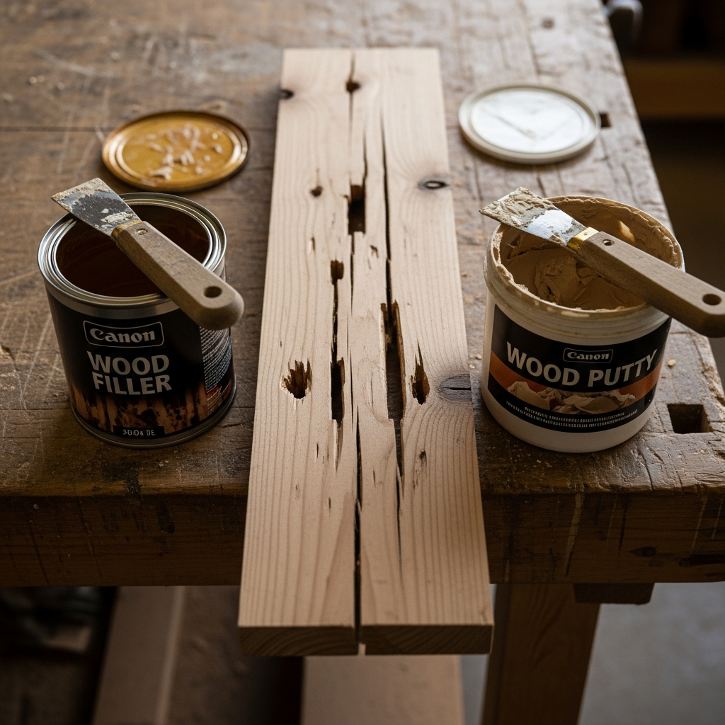 Wood Filler vs Wood Putty — Which One Should You Use