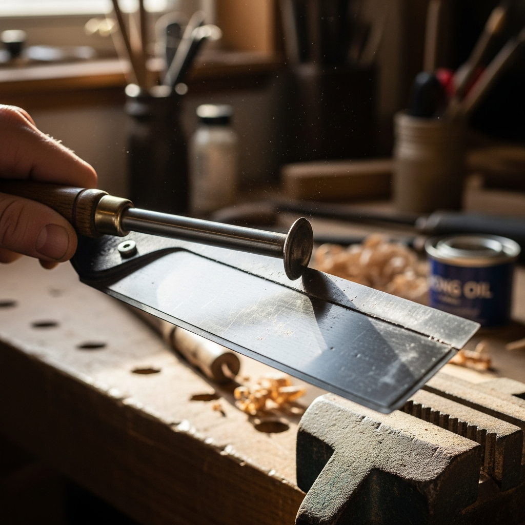 Cabinet Scraper Sharpening - Hook, Burnish, and Perfect E...
