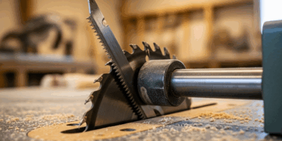 close up of a table saw blade tilted slightly on its arbor s 20260407 070421