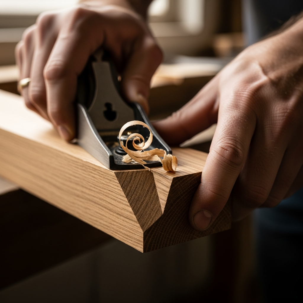 Hand-Cut Chamfers: The 30-Second Upgrade That Transforms Your Woodwork