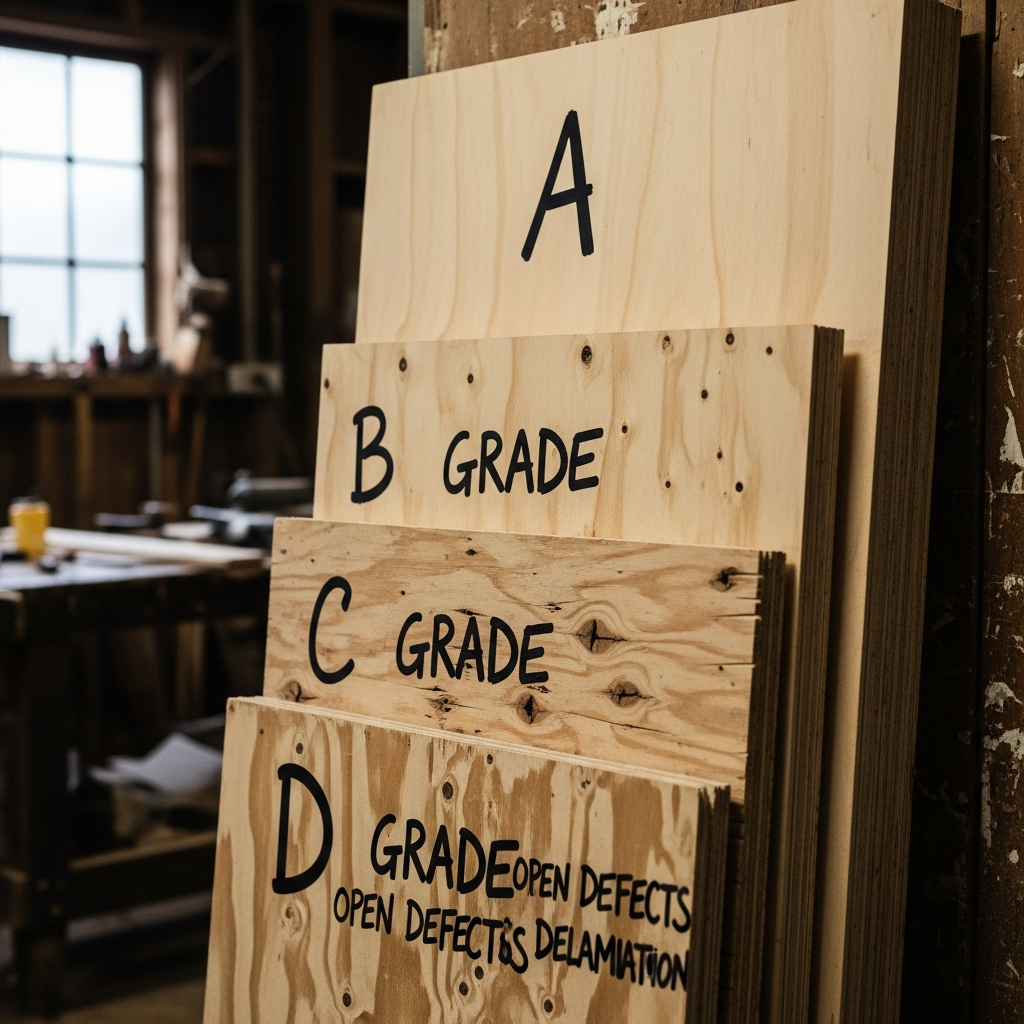 Plywood Grades Decoded - A, B, C, D and What They Mean