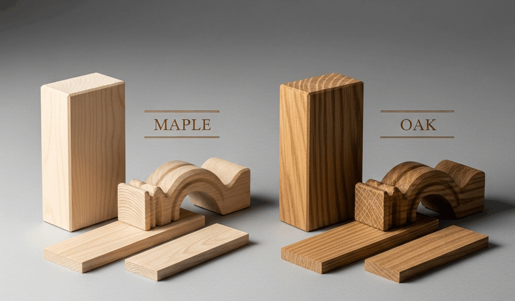 Professional photograph related to: Maple vs Oak for Furniture — Which Wood Should You Choose?. High