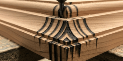 router bit leaving dark burn marks on cherry wood edge close 20260407 071930