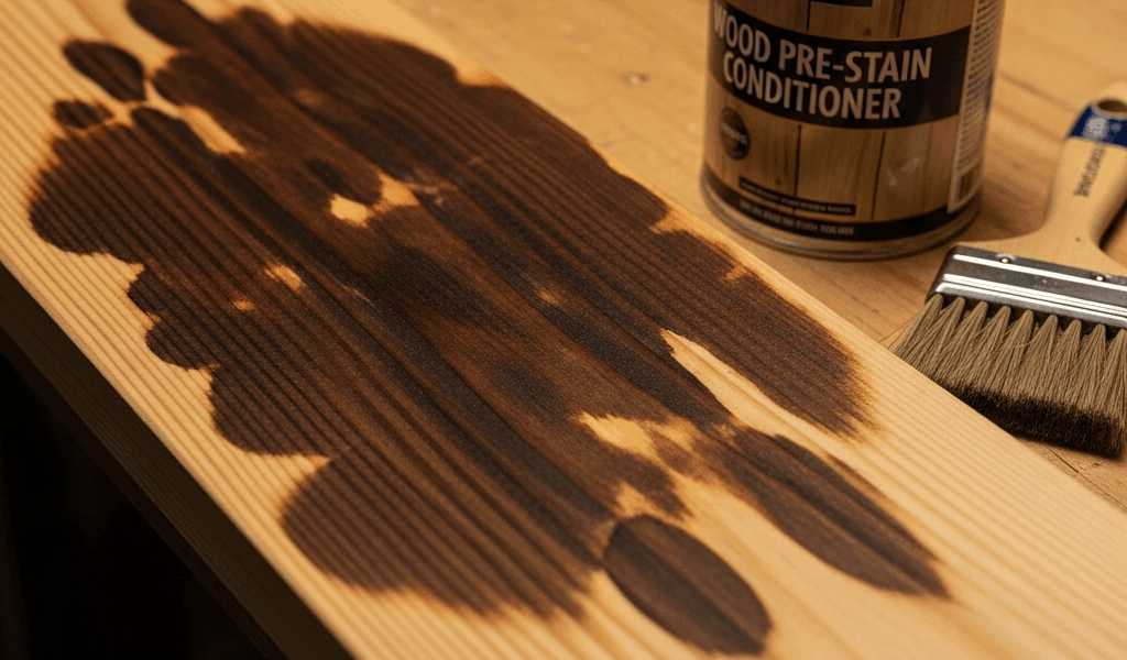 Wood Stain Blotching on Pine How to Fix It