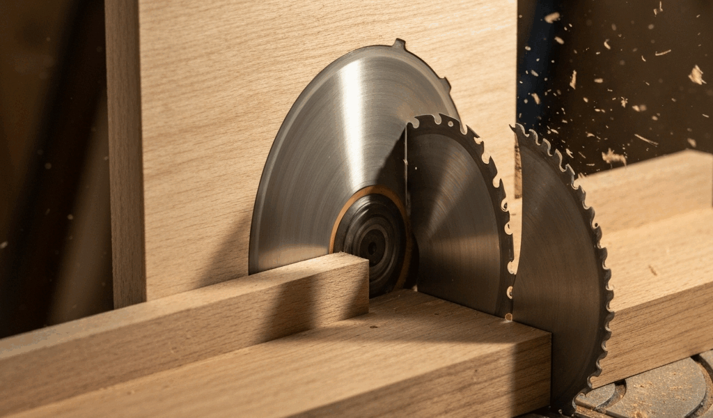 Wood Chipping Out When Crosscutting Miter Saw