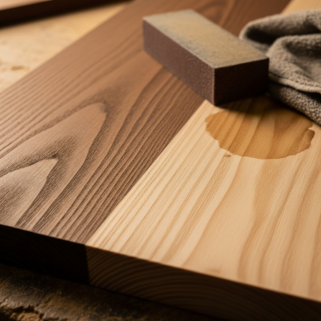 Wood Grain Raising After Stain Application Solutions